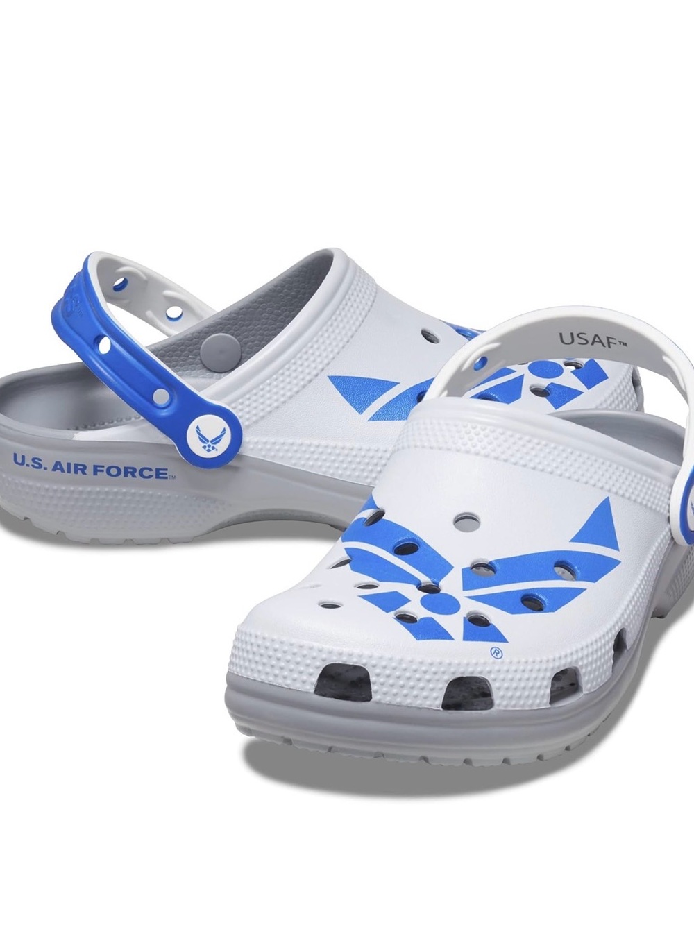 NEW CROCS USAF Air Force Unisex-Adult Classic United States Clogs size m7 w9